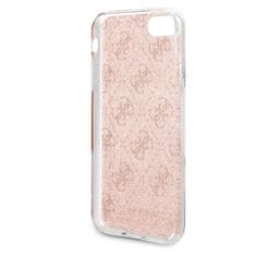 Guess Guess 4G Glitter - Ohišje za iPhone SE 2020 / 8 / 7 (roza)