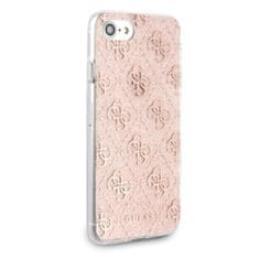 Guess Guess 4G Glitter - Ohišje za iPhone SE 2020 / 8 / 7 (roza)