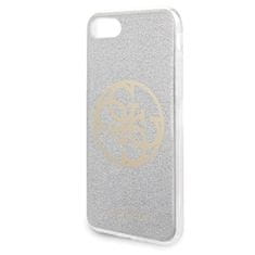 Guess Ohišje Guess Circle Glitter 4G - iPhone SE 2020 / 8 / 7 (svetlo sivo)