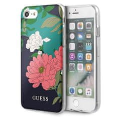 Guess Guess Flower Shiny Collection N1 - Ohišje za iPhone SE 2020 / 8 / 7 (črno)