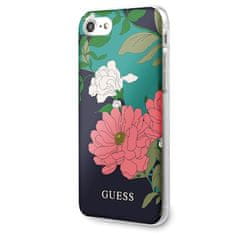 Guess Guess Flower Shiny Collection N1 - Ohišje za iPhone SE 2020 / 8 / 7 (črno)