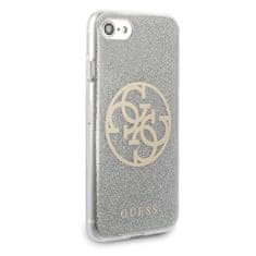 Guess Ohišje Guess Circle Glitter 4G - iPhone SE 2020 / 8 / 7 (svetlo sivo)