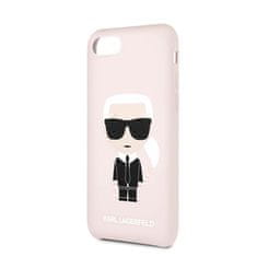 Karl Lagerfeld Karl Lagerfeld Silikonsko ohišje Iconic - iPhone SE 2020 / 8 / 7 (svetlo roza)