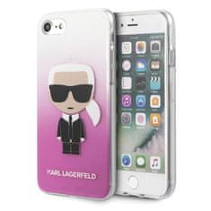 Karl Lagerfeld Karl Lagerfeld Iconic Karl Gradient - Ohišje za iPhone SE 2020 / 8 / 7 (roza)