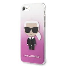 Karl Lagerfeld Karl Lagerfeld Iconic Karl Gradient - Ohišje za iPhone SE 2020 / 8 / 7 (roza)