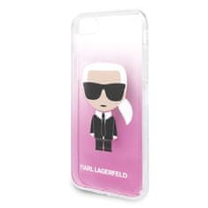 Karl Lagerfeld Karl Lagerfeld Iconic Karl Gradient - Ohišje za iPhone SE 2020 / 8 / 7 (roza)