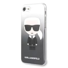 Karl Lagerfeld Karl Lagerfeld Iconic Karl Gradient - Ohišje za iPhone SE 2020 / 8 / 7 (črno)