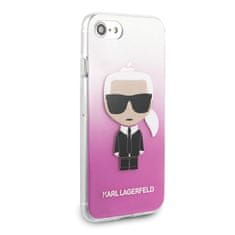 Karl Lagerfeld Karl Lagerfeld Iconic Karl Gradient - Ohišje za iPhone SE 2020 / 8 / 7 (roza)