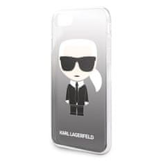 Karl Lagerfeld Karl Lagerfeld Iconic Karl Gradient - Ohišje za iPhone SE 2020 / 8 / 7 (črno)