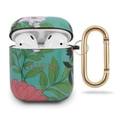 Guess Guess Flower Collection N1 - etui za Airpods (zelen)