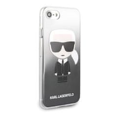 Karl Lagerfeld Karl Lagerfeld Iconic Karl Gradient - Ohišje za iPhone SE 2020 / 8 / 7 (črno)