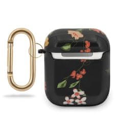 Guess Guess Flower Collection N4 - etui za Airpods (črn)