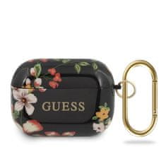 Guess Guess Flower Collection N4 - Ovitek za Airpods Pro (črn)