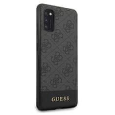 Guess Guess 4G Bottom Stripe Collection - Ohišje za Samsung Galaxy A41 (sivo)