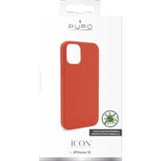 Puro PURO ICON Cover - Ohišje za iPhone 12 Mini s protimikrobno zaščito (rdeče)