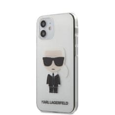 Karl Lagerfeld Karl Lagerfeld Ikonik - Ohišje za iPhone 12 Mini (prozorno)