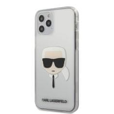 Karl Lagerfeld Karl Lagerfeld Head - Ohišje za iPhone 12 / iPhone 12 Pro (prozorno)