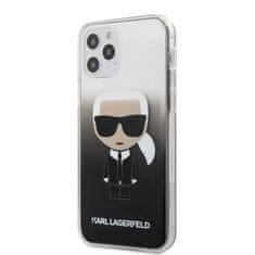 Karl Lagerfeld Karl Lagerfeld Iconik Gradient - Ohišje za iPhone 12 / iPhone 12 Pro (črno)