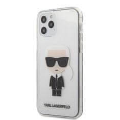 Karl Lagerfeld Karl Lagerfeld Ikonik - Ohišje za iPhone 12 / iPhone 12 Pro (prozorno)