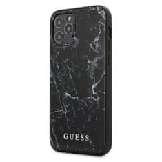 Guess Guess Marble - Ohišje za iPhone 12 Pro Max (črno)