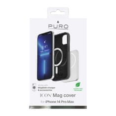 Puro PURO ICON MAG - Ohišje iPhone 14 Pro Max MagSafe (črno)