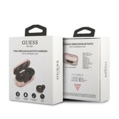 Guess Resnično brezžične slušalke Guess BT5.0 5H - TWS slušalke + polnilno ohišje (roza)