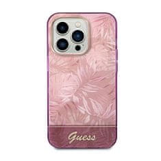 Guess Guess Jungle Case - Ohišje za iPhone 14 Pro (roza)