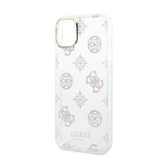 Guess Ohišje Guess Peony Glitter - Ohišje za iPhone 14 (prozorno)