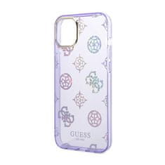 Guess Ohišje Guess Peony Glitter - Ohišje za iPhone 14 (vijolična)