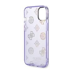 Guess Ohišje Guess Peony Glitter - Ohišje za iPhone 14 (vijolična)