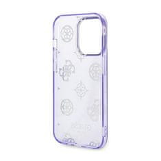 Guess Ohišje Guess Peony Glitter - Ohišje za iPhone 14 Pro Max (vijolična)