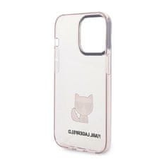 Karl Lagerfeld Karl Lagerfeld Choupette Body - Ohišje za iPhone 14 Pro (roza)