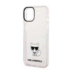 Karl Lagerfeld Karl Lagerfeld Choupette Body - Ohišje za iPhone 14 (roza)