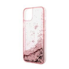 Karl Lagerfeld Karl Lagerfeld Liquid Glitter Big Logo Case - ohišje za iPhone 14 Plus (roza)