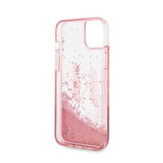 Karl Lagerfeld Karl Lagerfeld Liquid Glitter Big Logo Case - ohišje za iPhone 14 Plus (roza)