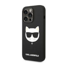 Karl Lagerfeld Karl Lagerfeld Choupette Head MagSafe Silikon - ohišje za iPhone 14 Pro (črno)