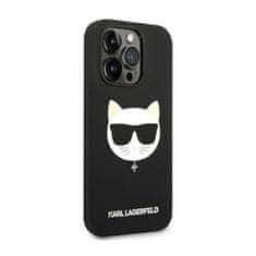 Karl Lagerfeld Karl Lagerfeld Choupette Head MagSafe Silikon - ohišje za iPhone 14 Pro (črno)