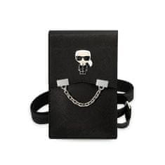 Karl Lagerfeld Karl Lagerfeld Ikonik Karl Chain Wallet Phone Bag - torbica za pametne telefone in dodatke (črna)