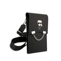 Karl Lagerfeld Karl Lagerfeld Ikonik Karl Chain Wallet Phone Bag - torbica za pametne telefone in dodatke (črna)