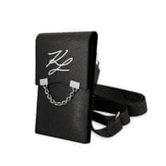 Karl Lagerfeld Karl Lagerfeld Autograph Chain Wallet Phone Bag - torbica za pametne telefone in dodatke (črna)