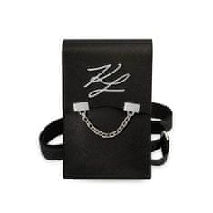 Karl Lagerfeld Karl Lagerfeld Autograph Chain Wallet Phone Bag - torbica za pametne telefone in dodatke (črna)