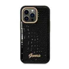 Guess Guess Croco Collection - Ohišje za iPhone 14 Pro Max (črno)