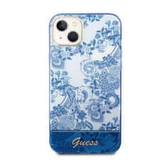 Guess Guess Porcelain Collection - Ohišje za iPhone 14 (modro)