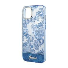 Guess Guess Porcelain Collection - Ohišje za iPhone 14 (modro)