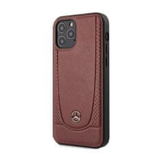 MERCEDES Mercedes Leather Urban Line - Ohišje za iPhone 12 / iPhone 12 Pro (rdeče)