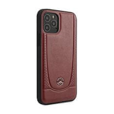 MERCEDES Mercedes Leather Urban Line - Ohišje za iPhone 12 / iPhone 12 Pro (rdeče)