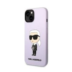 Karl Lagerfeld Karl Lagerfeld Silikonski etui NFT Ikonik - iPhone 14 (vijolična)