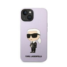 Karl Lagerfeld Karl Lagerfeld Silikonski etui NFT Ikonik - iPhone 14 (vijolična)