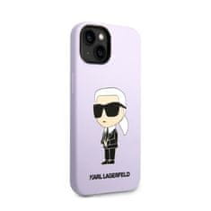 Karl Lagerfeld Karl Lagerfeld Silikonski etui NFT Ikonik - iPhone 14 (vijolična)