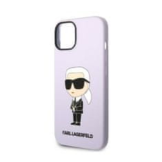 Karl Lagerfeld Karl Lagerfeld Silikonski etui NFT Ikonik - iPhone 14 (vijolična)